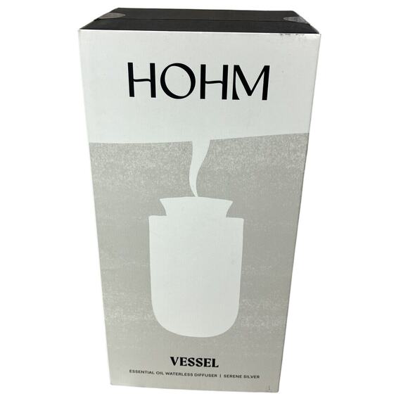 Essential Oil Diffuser by HOHM Portable & Waterless in SILVER NEW (MSRP $100) - Picture 8 of 14